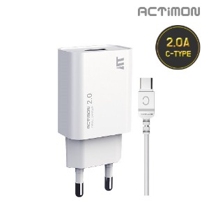[비바워크]가정용 충전기 2.0A USB 1구 C핀 MON-TC3-211-CP